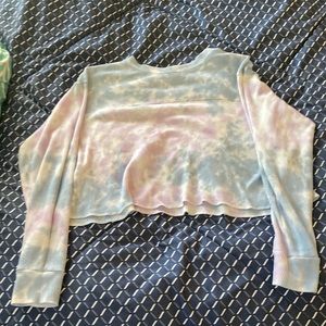 Blue/white/purple sweater